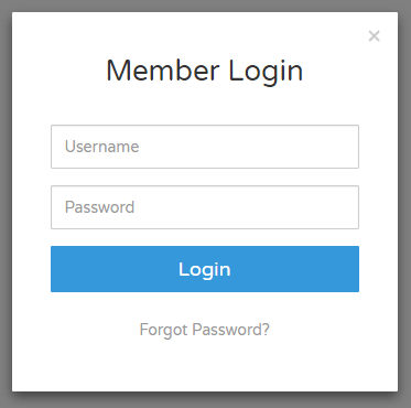 Bootstrap Clean Modal Login Form